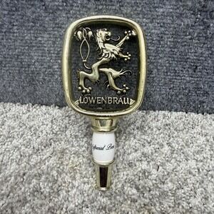 Vintage Lowenbrau filigree design beer tap handle man cave‎ bar